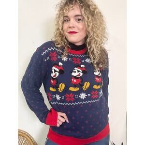 Disney Mickey Mouse Holiday Christmas Sweater